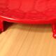 Turtle pocket emptier in enameled red cast iron by Castirone France