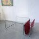 Table basse moderniste Bauhaus en acier tubulaire