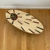 Vallauris ceramic coffee table