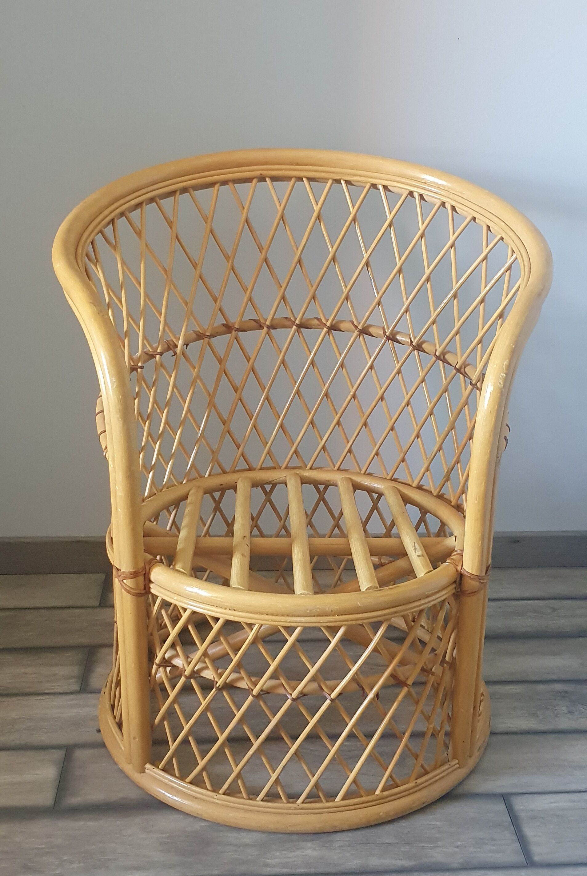 Rattan armchair