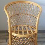 Rattan armchair