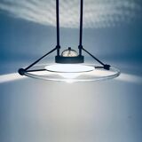 Black pendant lamp, 1980s