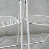 Pair of Ted Net folding chairs by Niels Gammelgaard for Ikea, 1970s