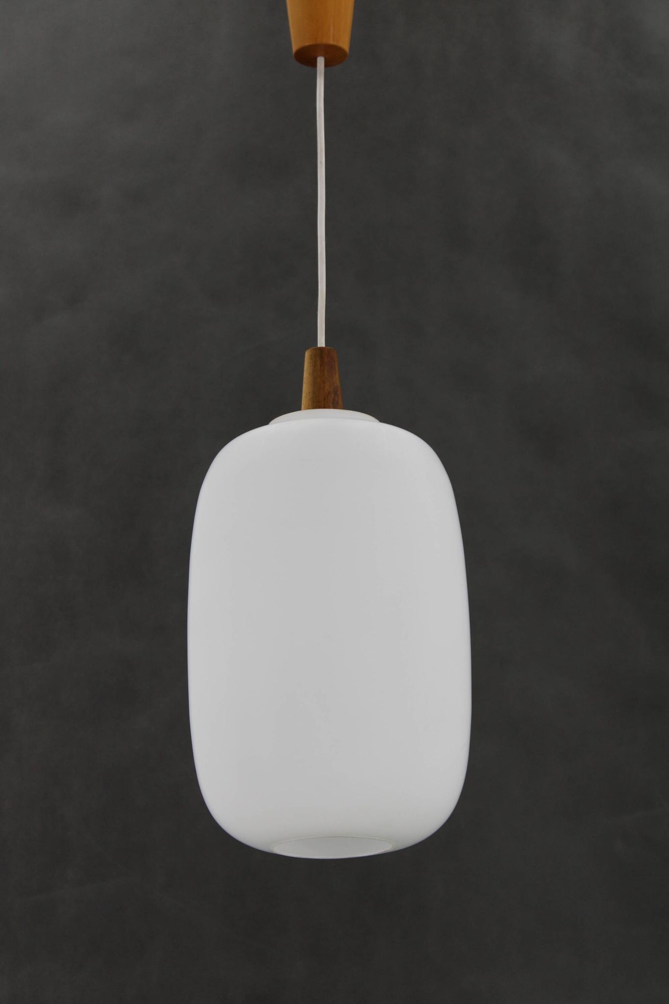 1970s uluv glass pendant, czechoslovakia