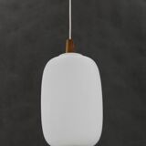 1970s uluv glass pendant, czechoslovakia