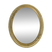 Miroir oval Art Déco