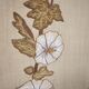 Art Nouveau Room Screen with Embroidered Floral Panels, circa 1900