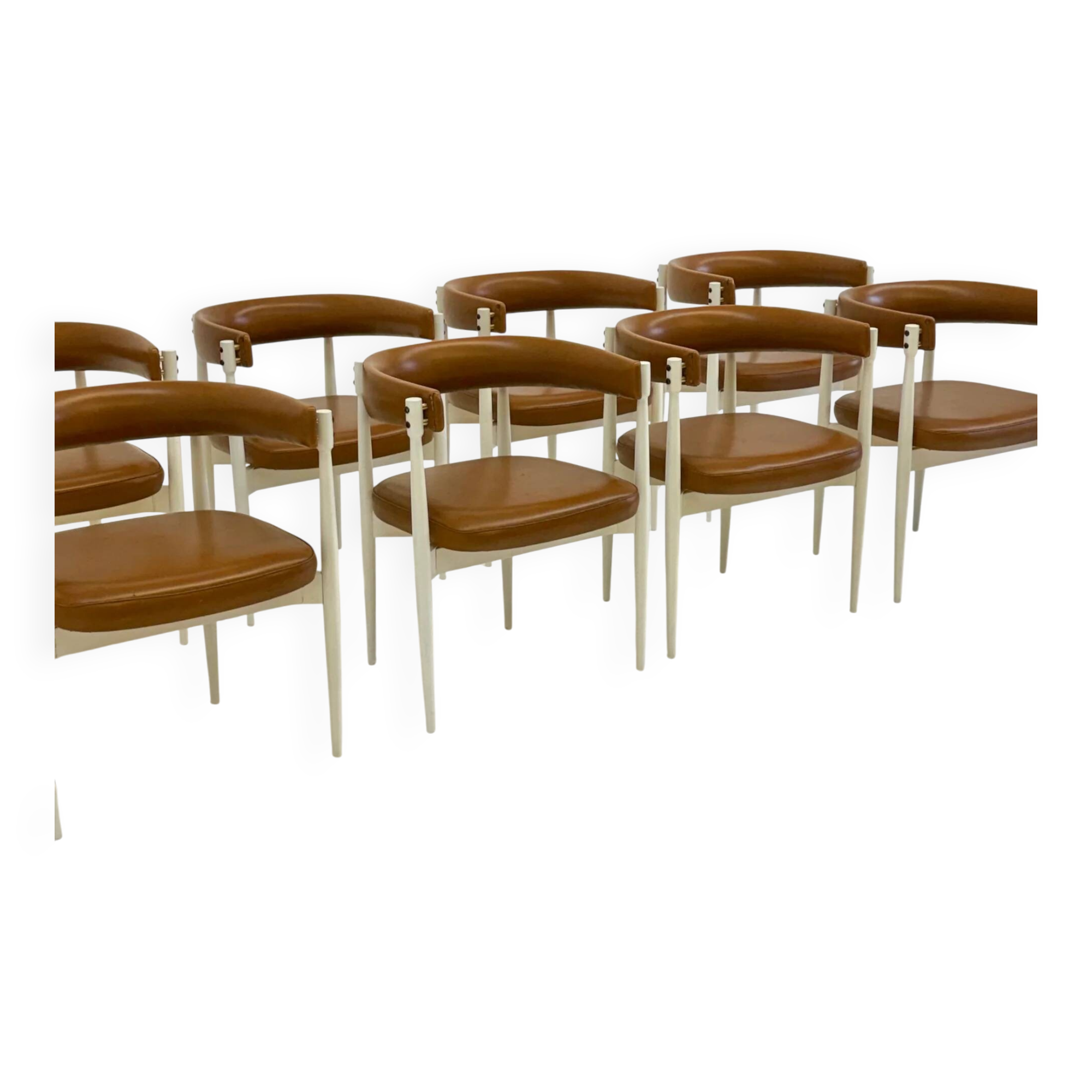 Vintage dining chairs by A. Dal Vera e Figli & Flam Sansoni