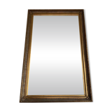 A gilt wood and gesso picture frame mirror, French Second Empire style