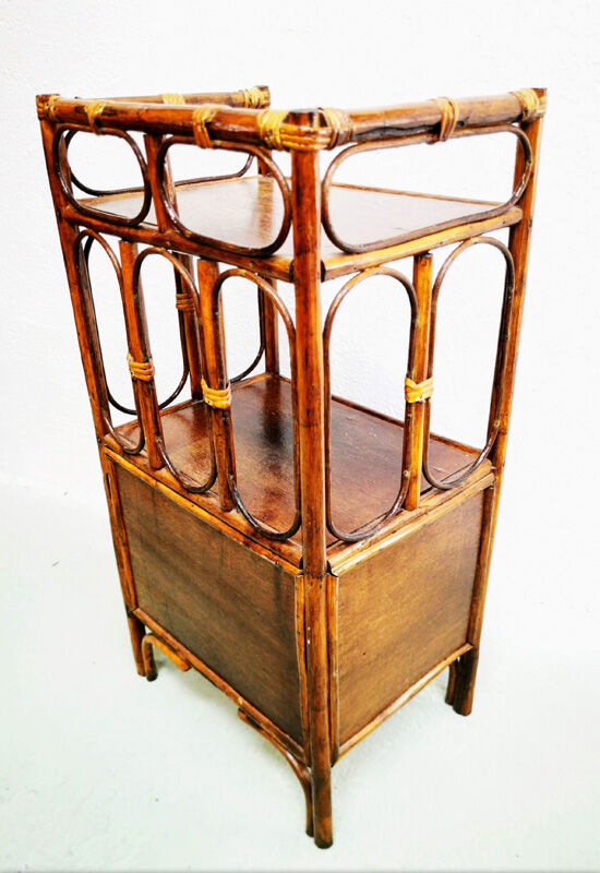 Rattan and canning bedside