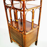 Rattan and canning bedside