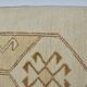 White Tribal Oushak Turkish Runner sku 2071