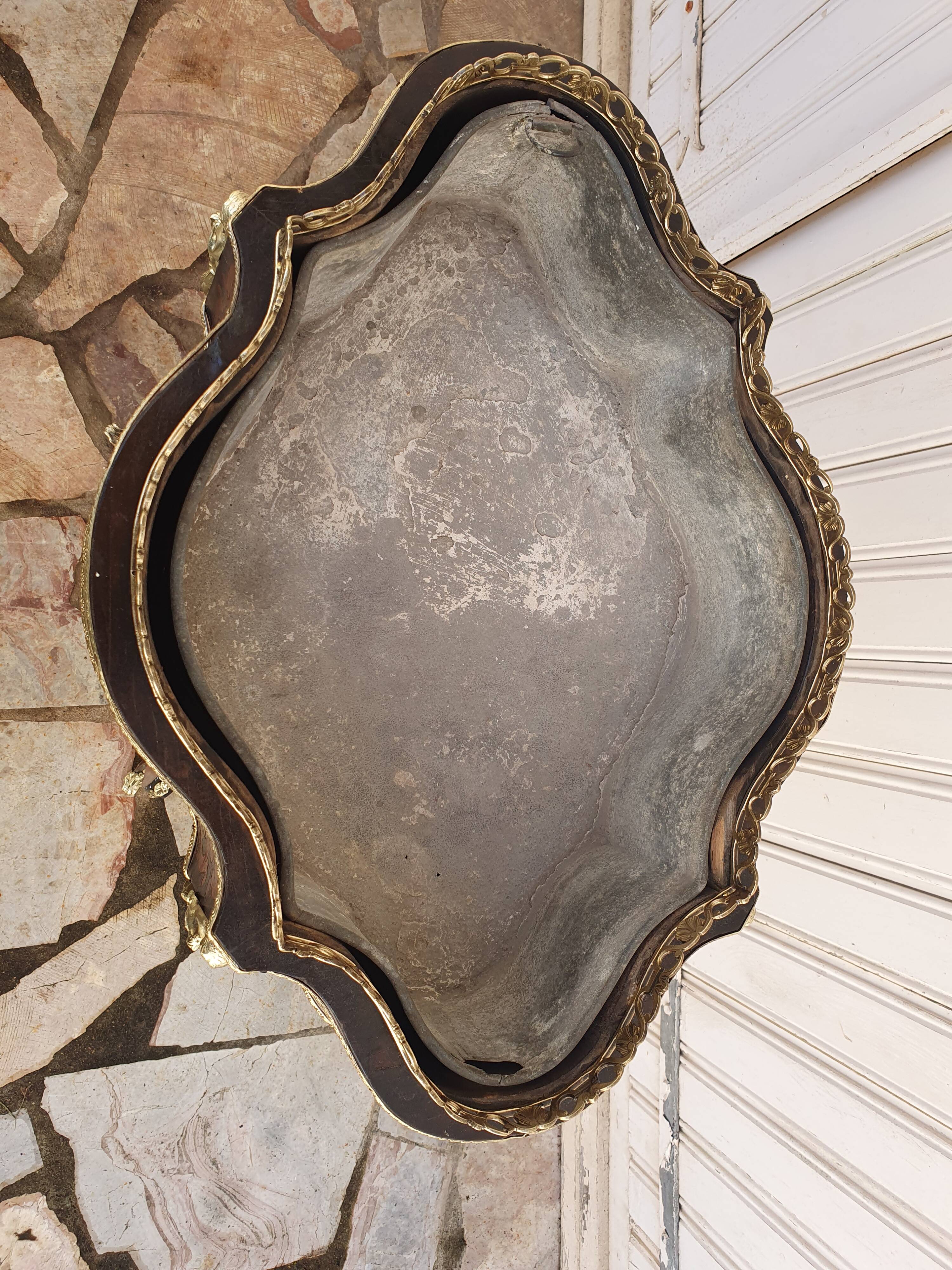 Napoleon III planter in marquetry, 1860 period