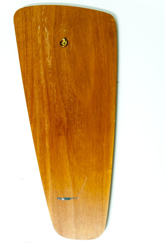 Asymmetric mirror teak 37x76cm
