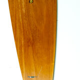 Asymmetric mirror teak 37x76cm