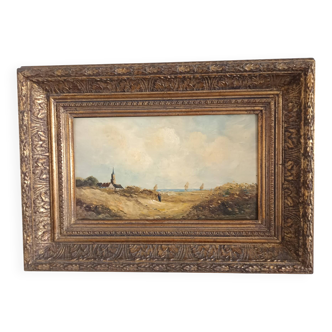 Old painting from the 19th century