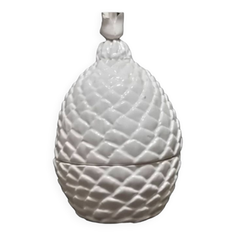 Ananas Porcelaine italienne par Bassano , Italie 1970