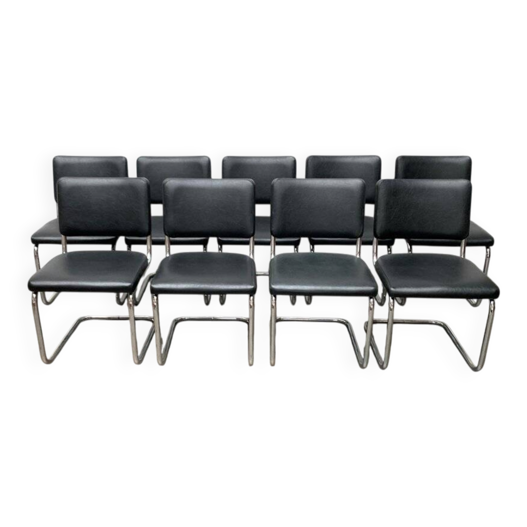 German cantilever chair Mi-century S32 by Marcel Breuer & Mart Stam for Thonet, 1970s