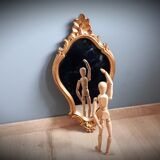 Baroque golden mirror
