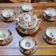 Cocema tea service fès morocco, imari decoration, 13 pieces – 1960s