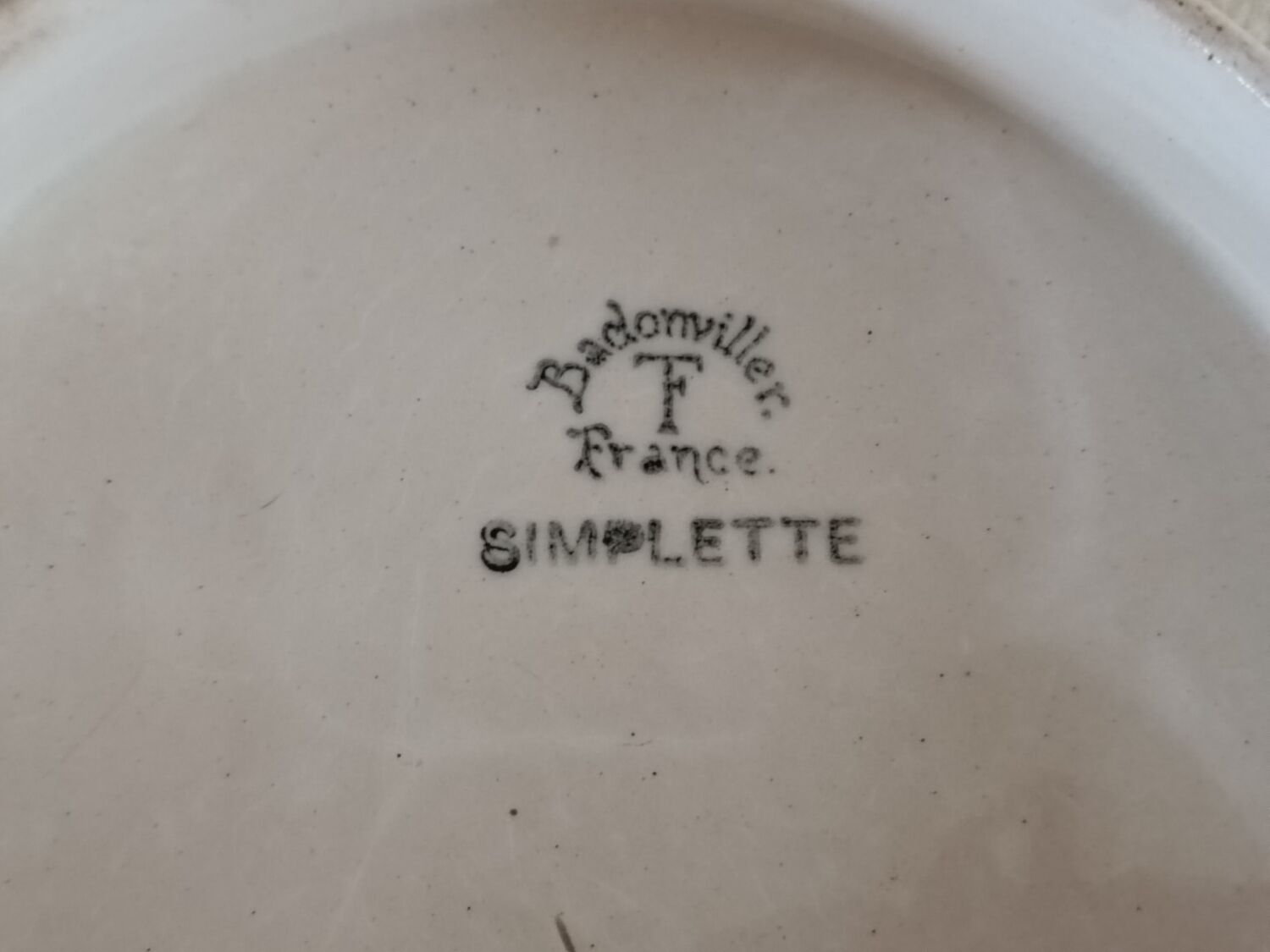 Compotier low iron earth Badonviller