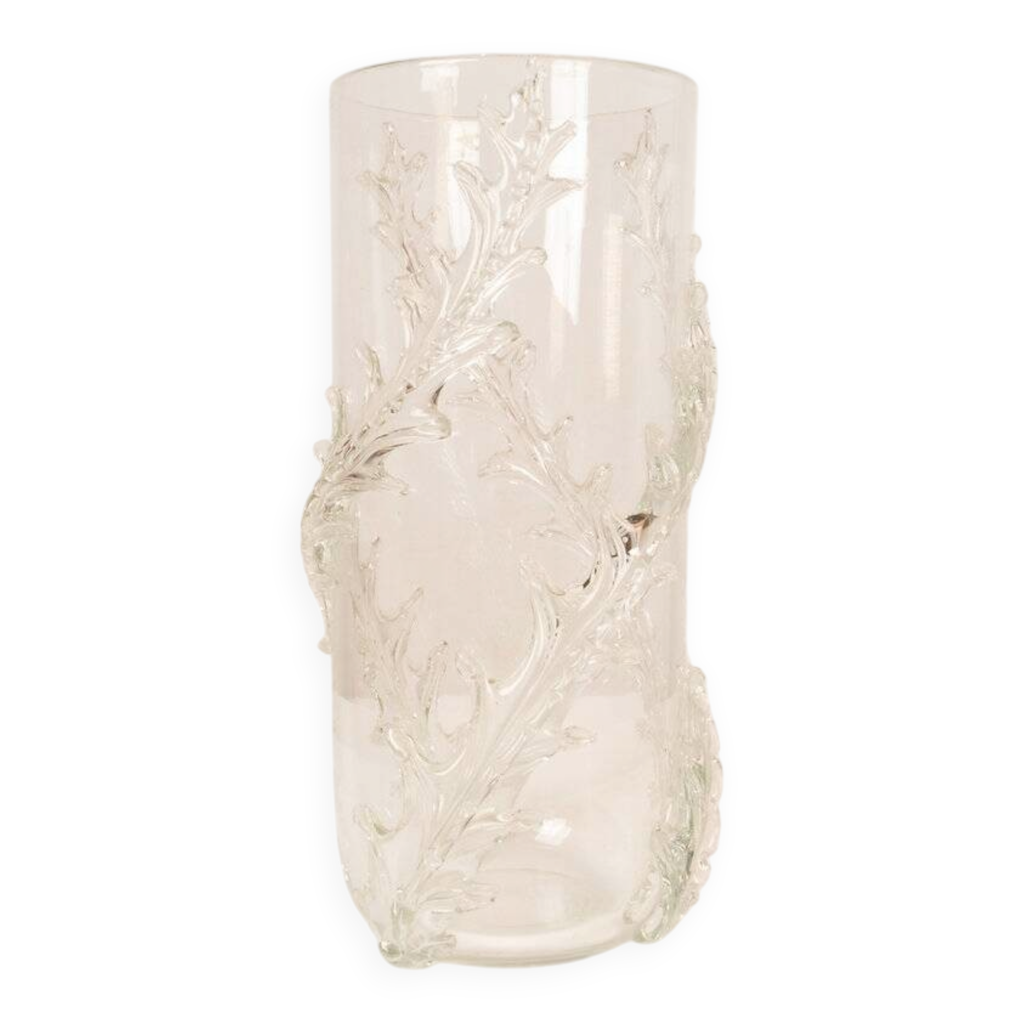 Rare monumental Piumato vase by Barovier & Toso, 1940s