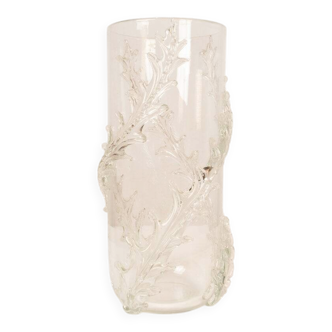 Rare monumental Piumato vase by Barovier & Toso, 1940s