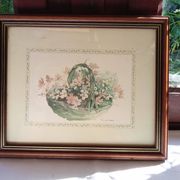 Country bouquet painting