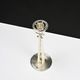 Pair of silver-plated brass candlesticks by Paolo Portoghesi