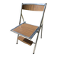 Chrome and formica stepladder chair from the 60s/70s
