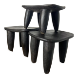 Set of 3 senoufo stools
