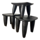 Set of 3 senoufo stools