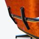 Fauteuil et repose-pieds Herman Miller Original Eames, noir et cerisier