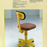 Desk chair 45 Syntesis by Ettore Sottsass for Olivetti