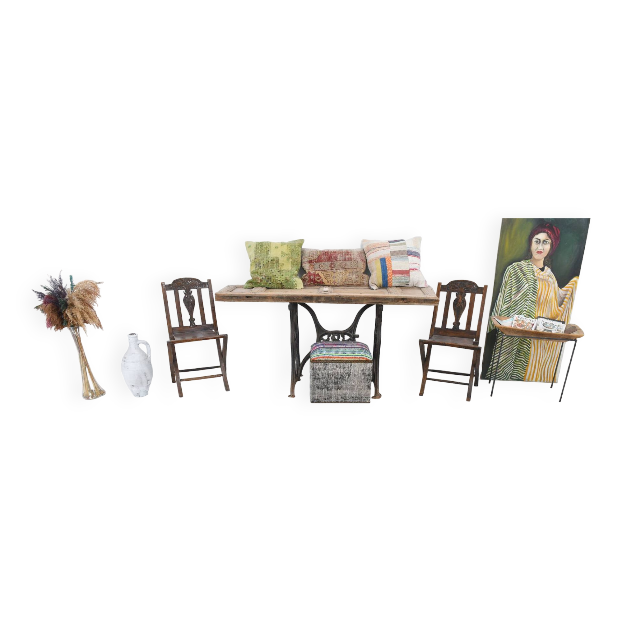 7x10 Classic Vintage Persian Rug, 204x305Cm