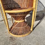 Emmanuelle rattan armchair
