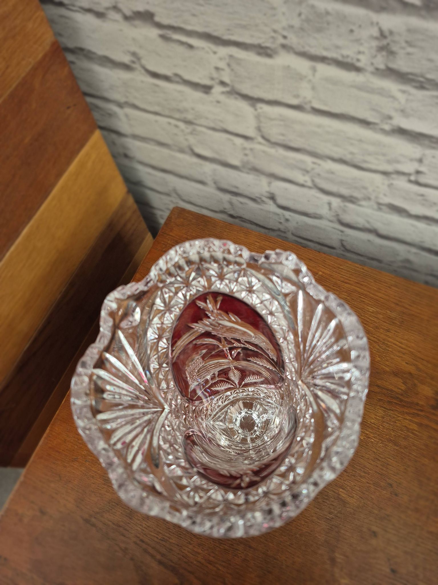 HOFBAUER Vintage Crystal Vase 60-70's