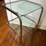 Service/end of vintage canape 1970 double tray