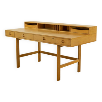 Mid-Century Flip-Top Desk by Jens Quistgaard for Peter Løvig Nielsen in Oakwood