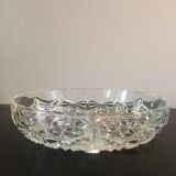 Chiseled glass tray