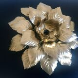 Ceiling lamp flower / golden leaves