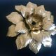 Ceiling lamp flower / golden leaves