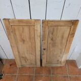 Pair of old cherry doors