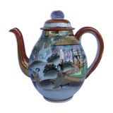 Porcelain teapot with Japanese decoration