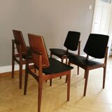 Set of 4 rare chairs by Arne Hovmand Olsen