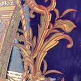 Old Large Egg Porcelain Jewelry Box Set