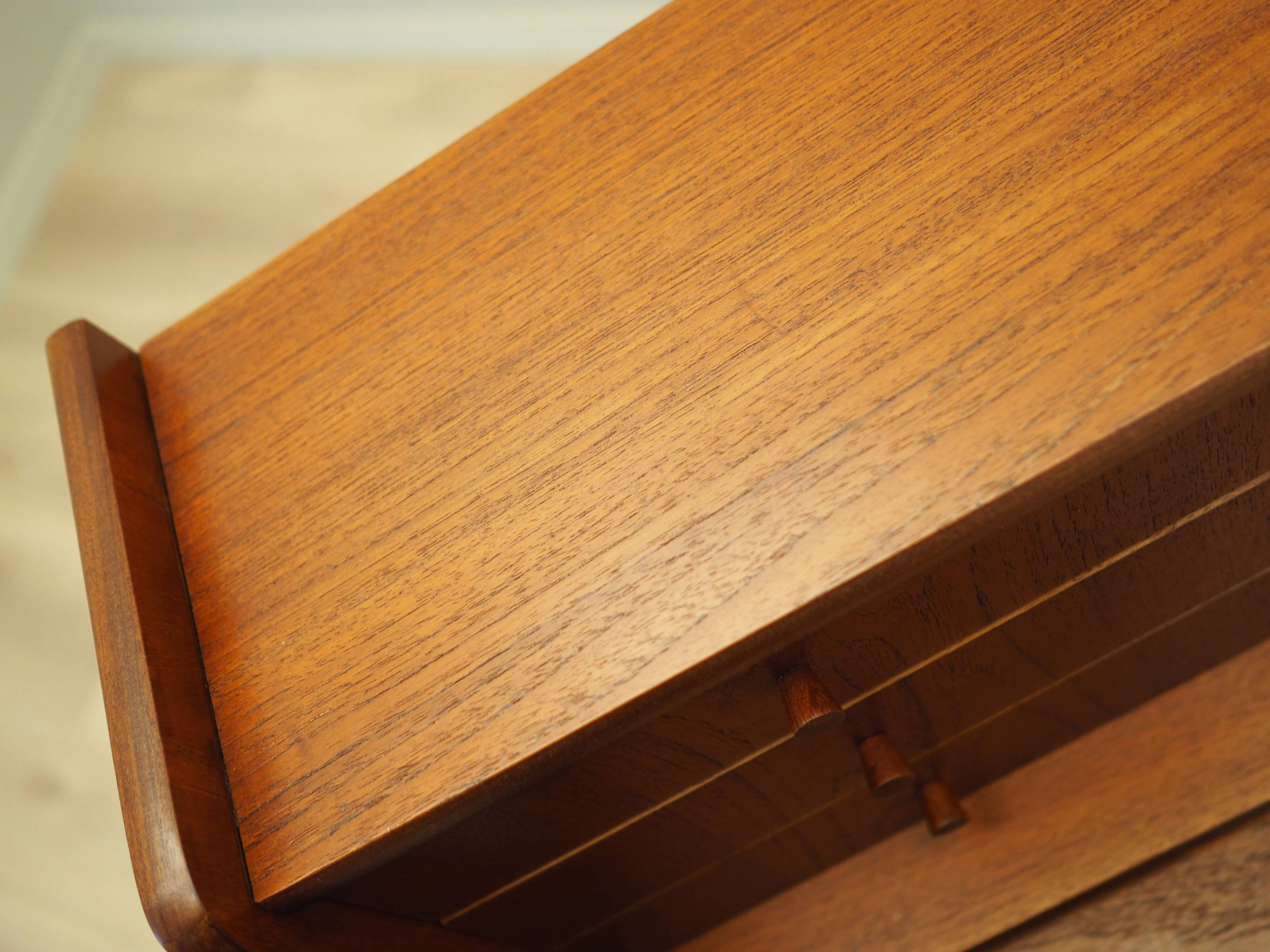 Teak secretary, Danish design, 1970s, production: Denmark