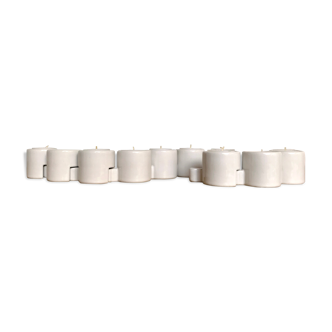 Bougeoir vintage en porcelaine design par Ehlen Johansson
