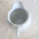 Vintage white porcelain milk jug – Romantic floral pattern
