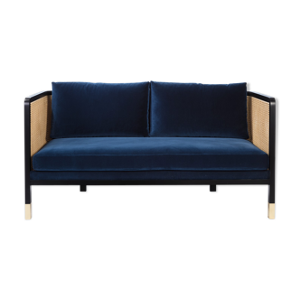 Sofa 160 Red Edition navy blue velvet